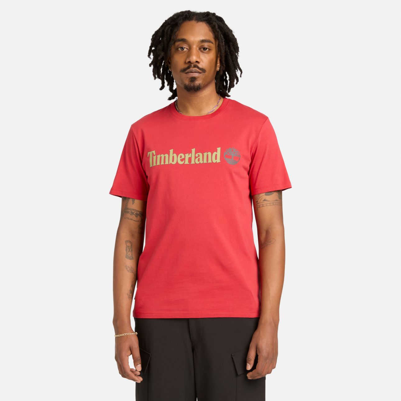 CAMISETA MASCULINO TIMBERLAND LINEAR LOGO
